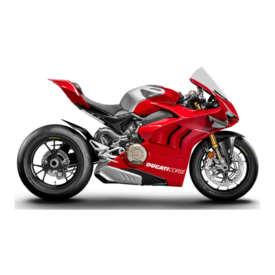 Ducati PANIGALE V4 R Manuel D'utilisation