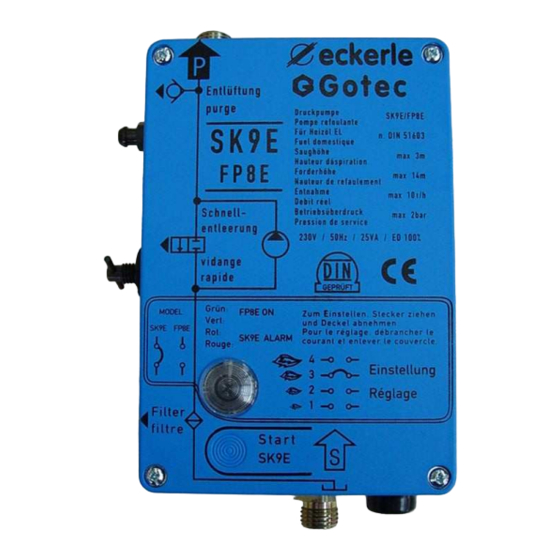 Gotec Eckerle SK9E Informations Techniques