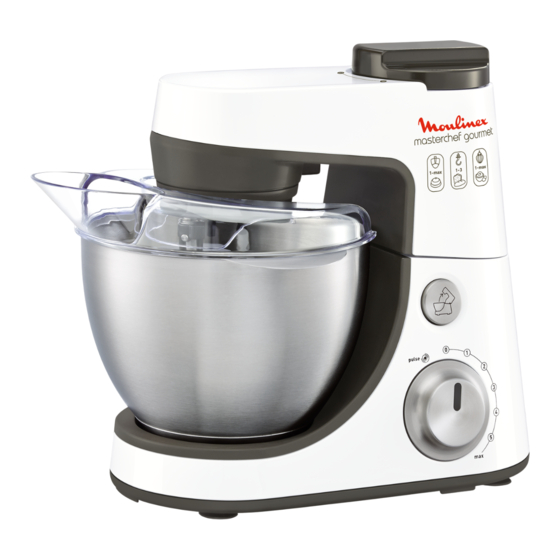 Moulinex Masterchef Gourmet QA4081B1 Mode D'emploi