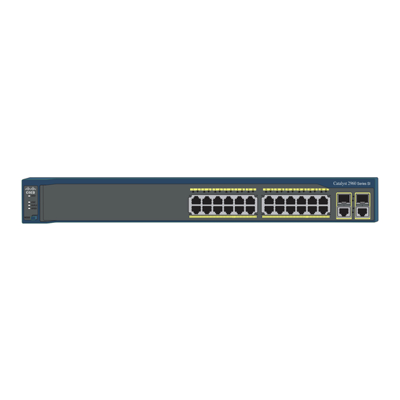 Cisco Catalyst 2960 Guide D'installation