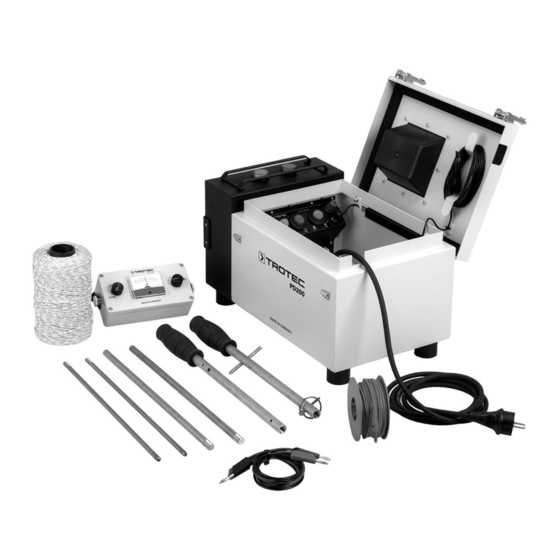 Trotec PD200 Manuel D'utilisation