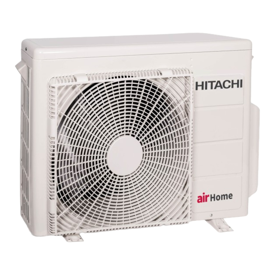 Hitachi airHome MultiPro RAM-G36N2HAE Manuel D'installation