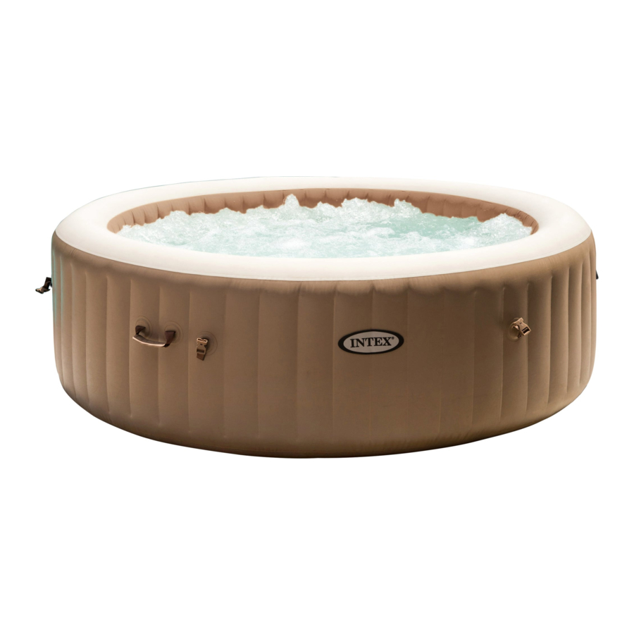 Intex PureSpa SB-H20 Manuel D'utilisation