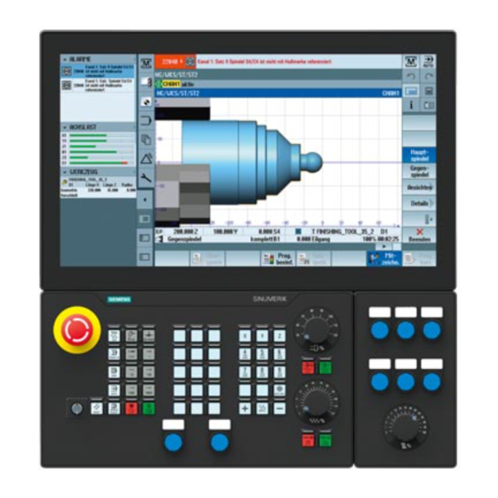 Siemens SINUMERIK 840Dsl Manuel De Configuration