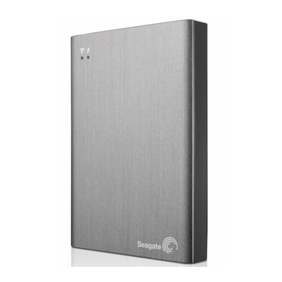 Seagate Wireless Plus Guide De L'utilisateur