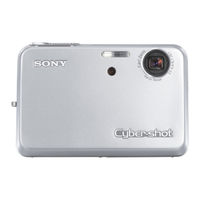 Sony Cyber-Shot DSC-T3 Mode D'emploi