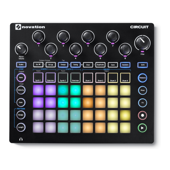 Novation CIRCUIT Mode D'emploi