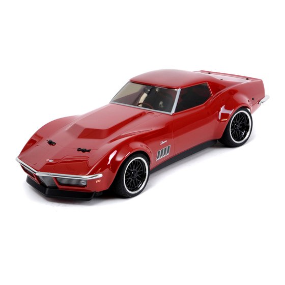 Horizon Hobby CORVETTE STINGRAY 69 Mode D'emploi