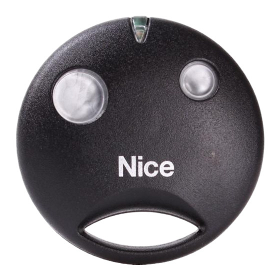 Nice smilo Mode D'emploi