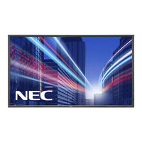 NEC MultiSync P463 Manuel D'utilisation