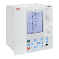 Abb REG 670 Manuel D'installation Et De Mise En Service