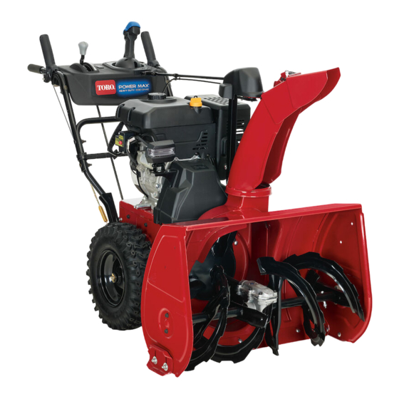 Toro Power Max 1030 OHAE Manuel De L'utilisateur