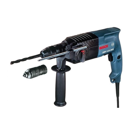 Bosch GBH 2-24 DFR Instructions D'emploi