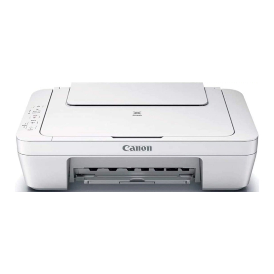 Canon MG2500 Serie Manuel En Ligne