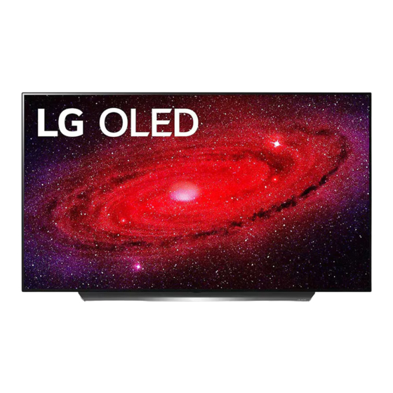 LG OLED55CX6 Mode D'emploi