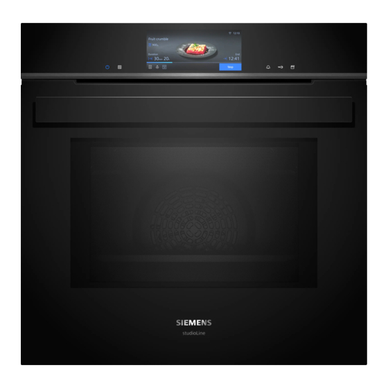 Siemens iQ700 HN978GM1 Serie Manuel D'utilisation Et Notice D'installation
