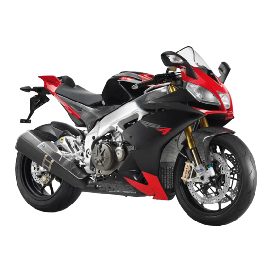 APRILIA RSV4 Factory 2009 Manuel D'instructions