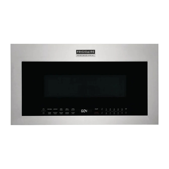 Frigidaire PMOS198CAF Utilisation Et Entretien