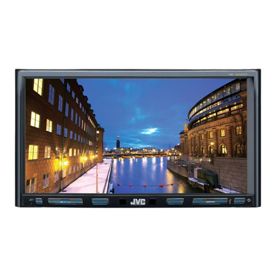 JVC Exad KW-AVX820 Manuel D'instructions