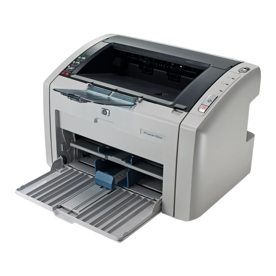 HP LaserJet 1022nw Guide D'utilisation