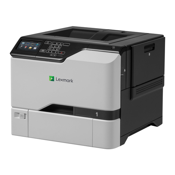 Lexmark CS720de Référence Rapide