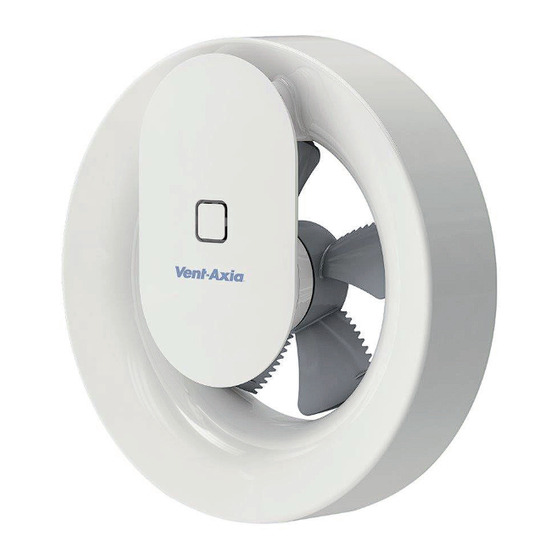 Vent-Axia Lo-Carbon Svara Manuel D'installation Et D'utilisation