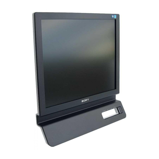 Sony SDM-E76A Mode D'emploi