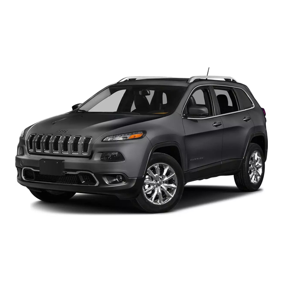 Jeep Cherokee 2014 Guide D'utilisateur