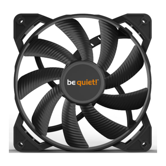 BE QUIET! SILENT WINGS 2 Mode D'emploi