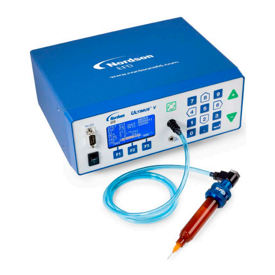 Nordson EFD Ultimus V Manuel Utilisateur