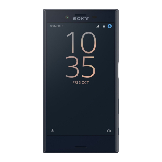 Sony Xperia X Compact F5321 Guide De L'utilisateur