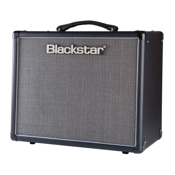 Blackstar Amplification HT-5R MkII Manuel Du Propriétaire