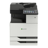 Lexmark CX923 Référence Rapide