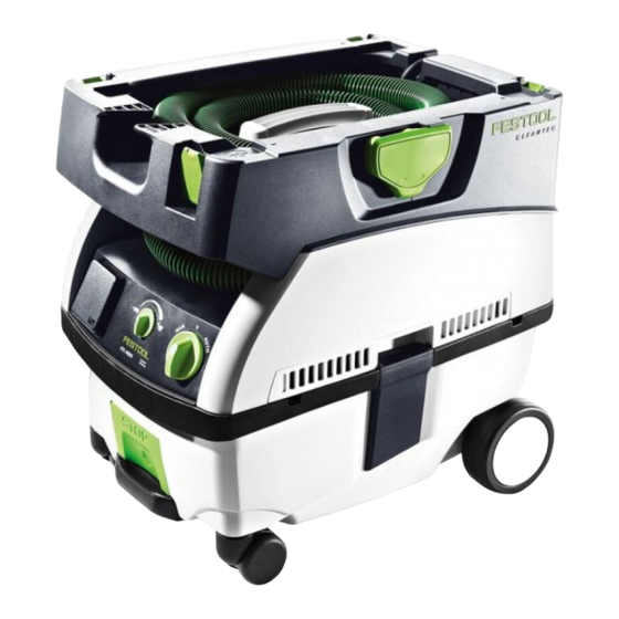 Festool CTL MINI Notice D'utilisation D'origine