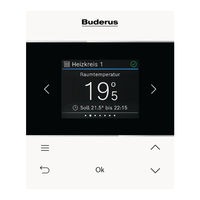 Buderus Logamatic RC220 Notice D'utilisation