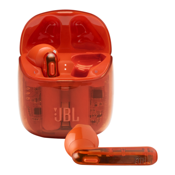 JBL TUNE 225 TWS Manuel D'utilisation