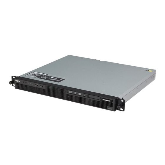 Lenovo ThinkServer RS140 Guide D'utilisation Et De Maintenance
