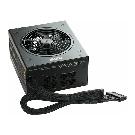 EVGA GQ Série Mode D'emploi