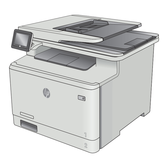 HP Color LaserJet Pro MFP M377 Serie Guide De L'utilisateur