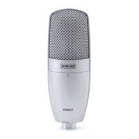 Shure KSM27 Guide De L'utilisateur