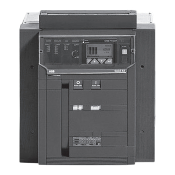 ABB Emax Instructions Pour L'installation Et L'exploitation