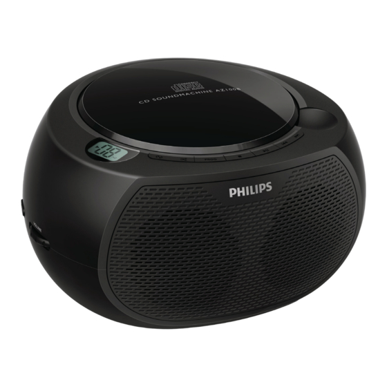 Philips AZ100/12 Manuels