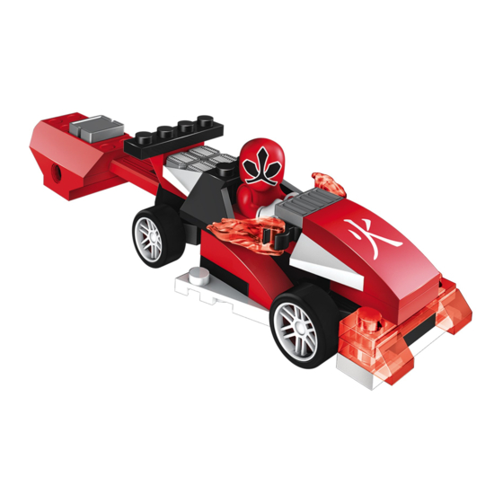 Mega Bloks Red Ranger Pocket Racer Mode D'emploi