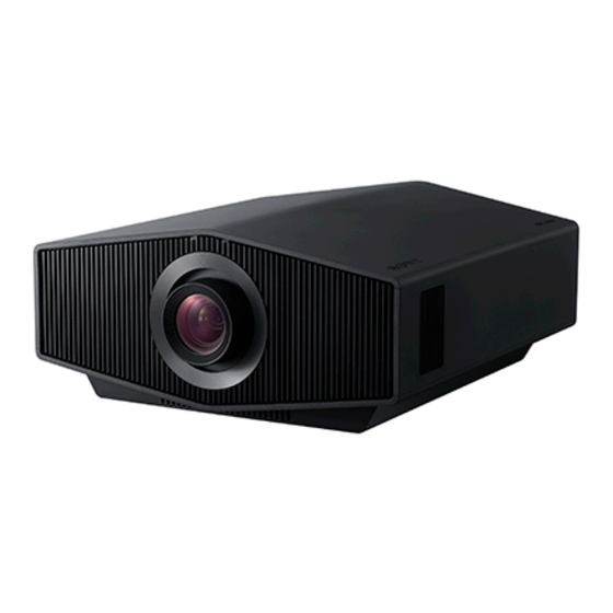 Sony VPL-XW8100 Guide D'aide