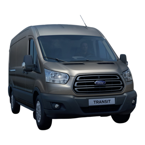 Ford TRANSIT 2014 Manuel Du Conducteur