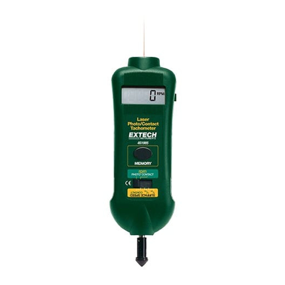 Extech Instruments 461995 Guide D'utilisation