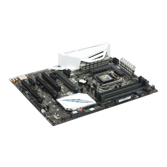 Asus Z170-A Guide De Démarrage Rapide