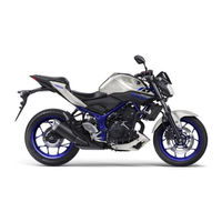 Yamaha MT-03 Manuel Du Propriétaire