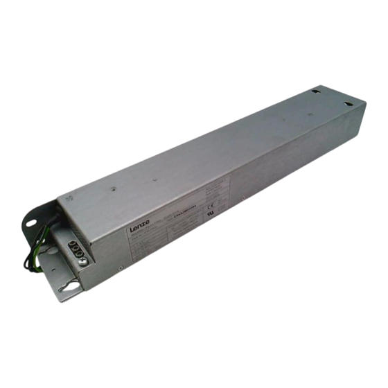 Lenze E94AZMS0034 Instructions De Montage