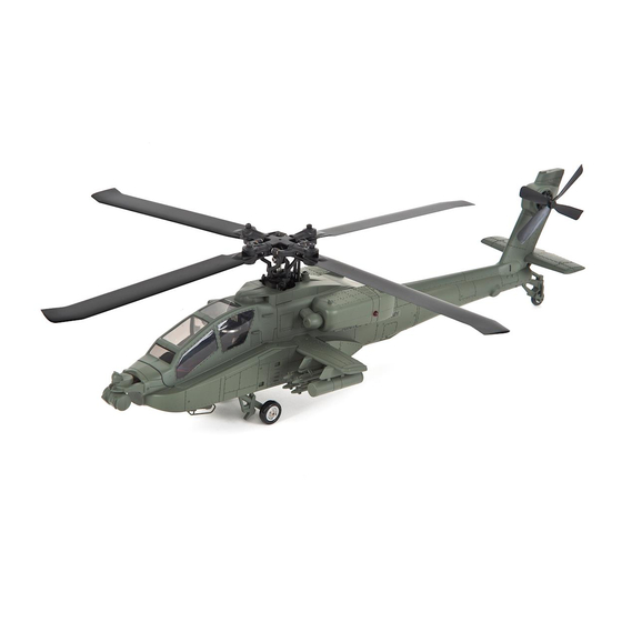 Blade AH-64 Apache Manuel D'utilisation